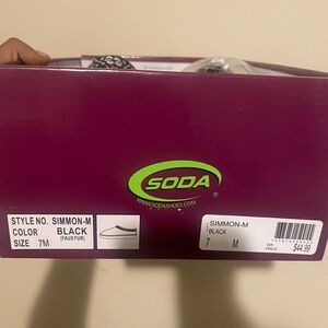 Soda Men's Black Loafers & Slip-Ons